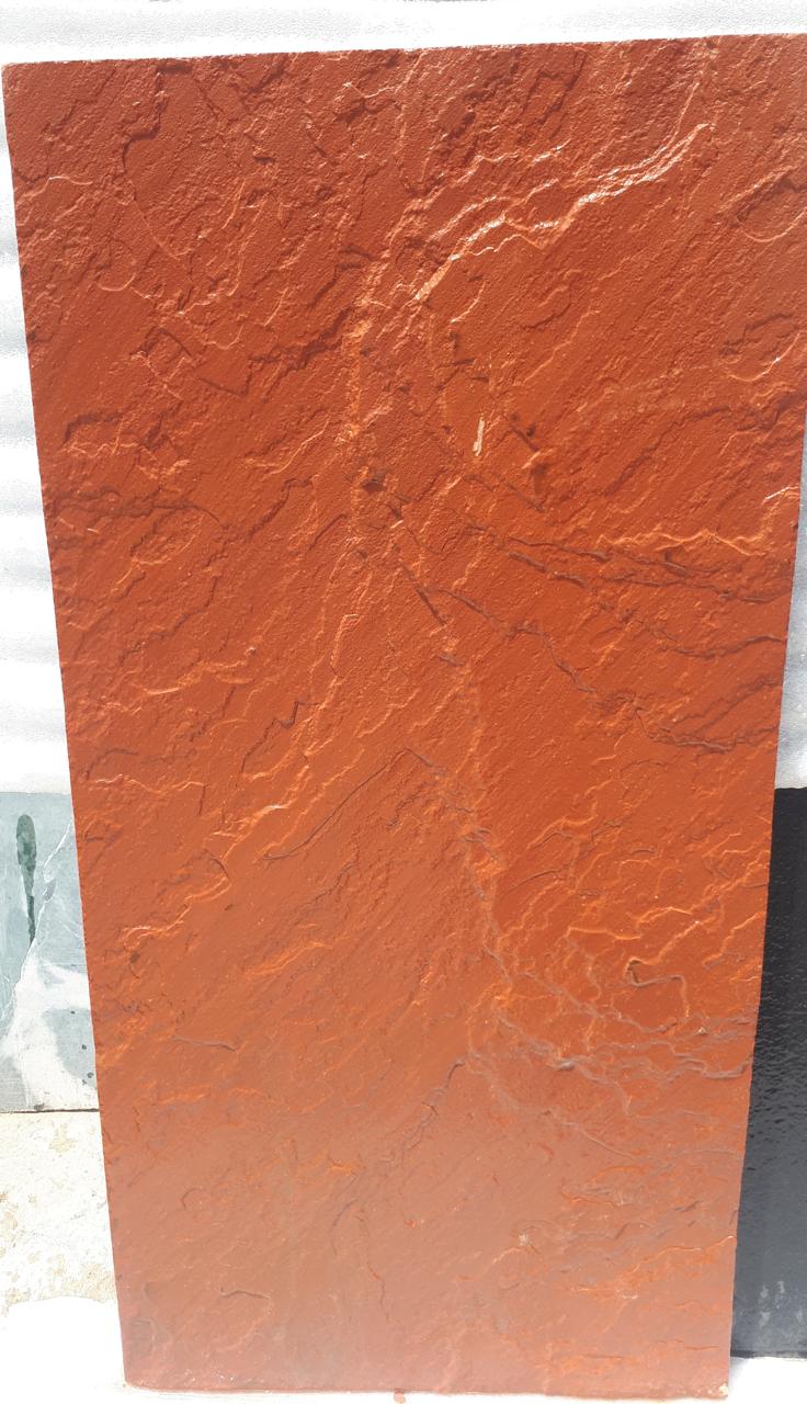 Red Sandstone with Natural Split finish